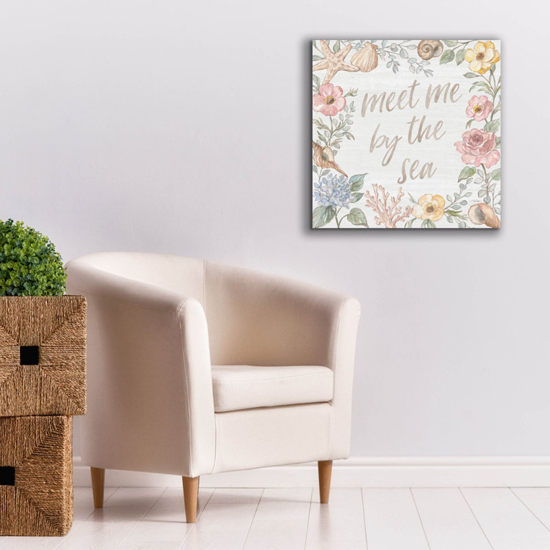  «Coastal Cottage 2» par Silvia Vassileva, art mural sur toile, 26 po x 26 po, H 26 po x l 26 po