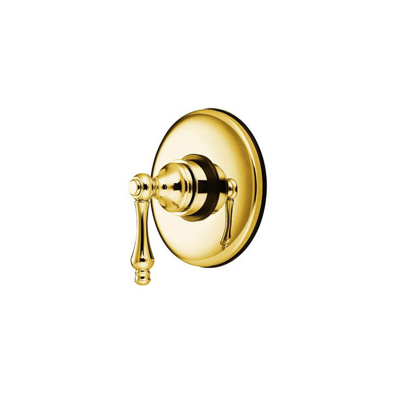 Wall Volume Control Valve Shower Faucet Trim, Polished Brass