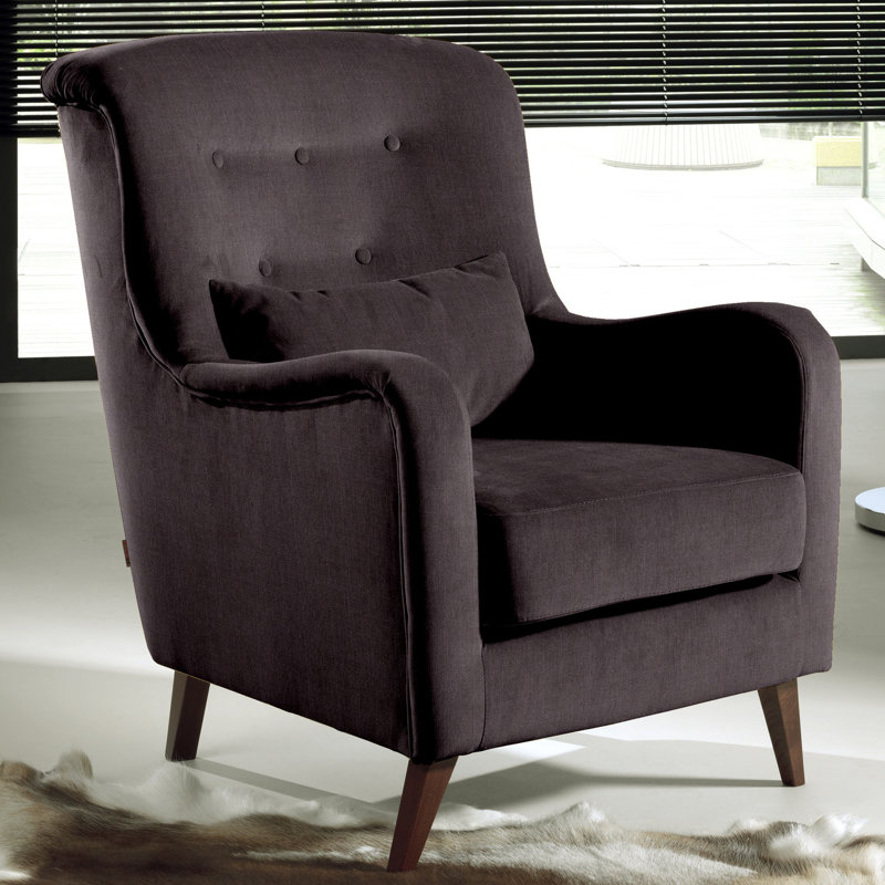 Deshaun Armchair, Aubergine