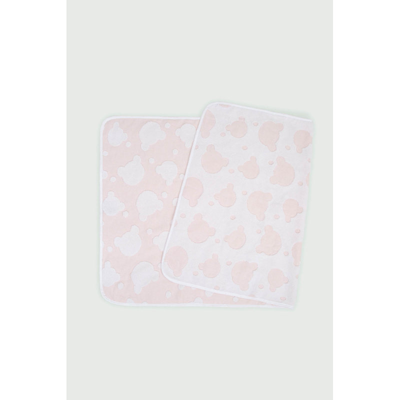 Serviette de bain Maliha, Rose