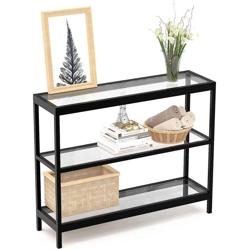Console Jaiprakash, Noir, noir, noir, noir, H 29,33 po x l 35,43 po x P 10 po