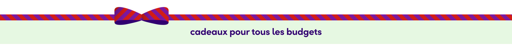 cadeaux pour tous les budgets