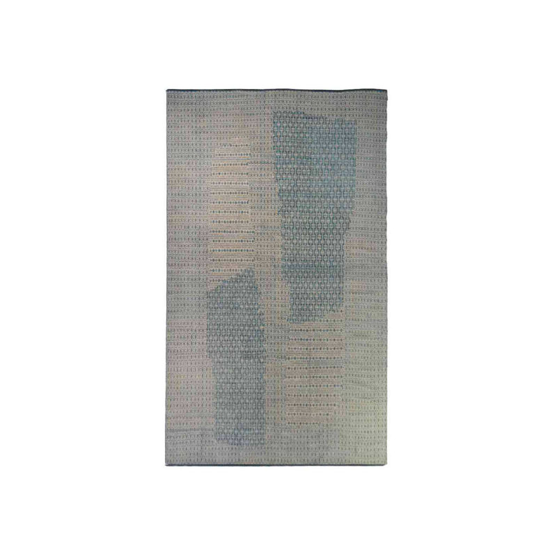 Hand Knotted Wool Area Rug, Rectangle 8' x 10'