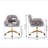Modern Faux Fur home office chair, fluffy chair-1170781442-1170781502