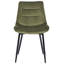 Achaius 41cm H Tufted Velvet Upholstered Metal Full Back Side Chair-640286454
