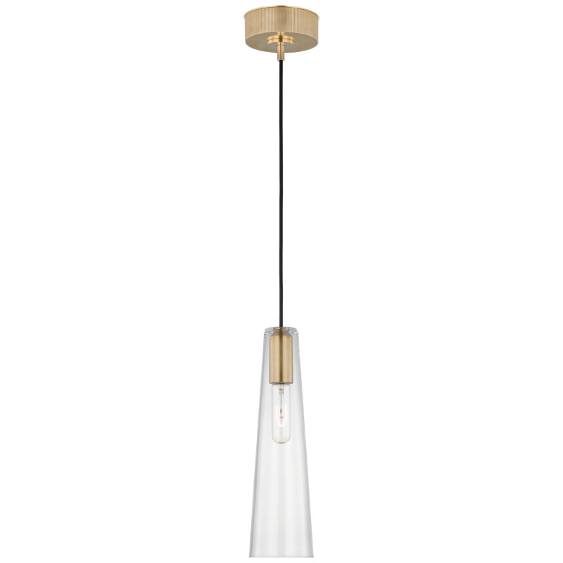 Osvaldo 1 - Light Pendant by Ray Booth, Antique-Burnished Brass