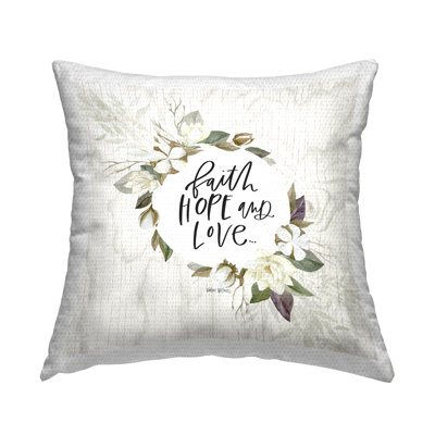 Floral Outdoor Throw Pillow