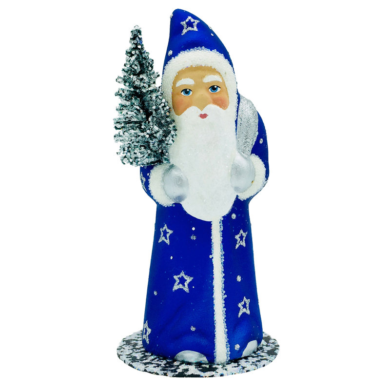 Mache avec couvercle pour père noël avec botte en papier Schaller