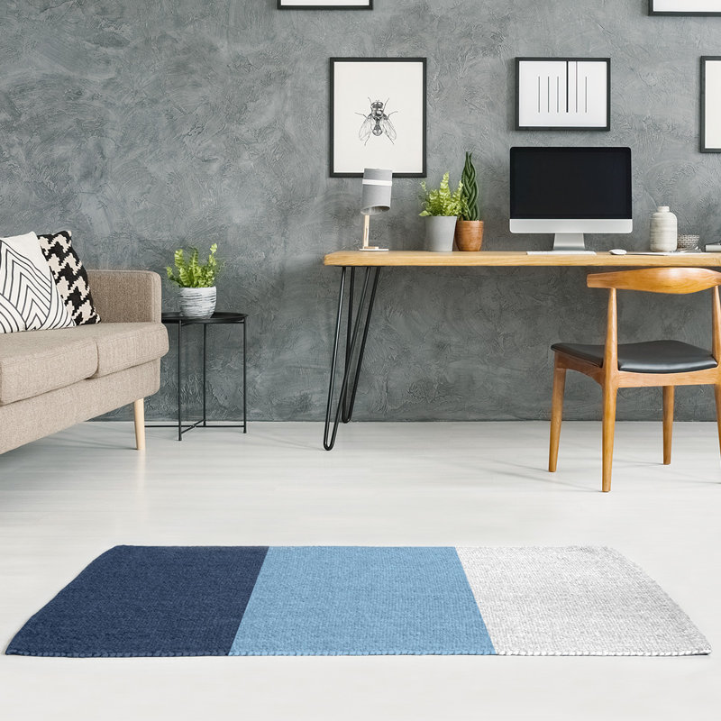 Tapis bleu area, Rectangle 5 pi x 7 pi