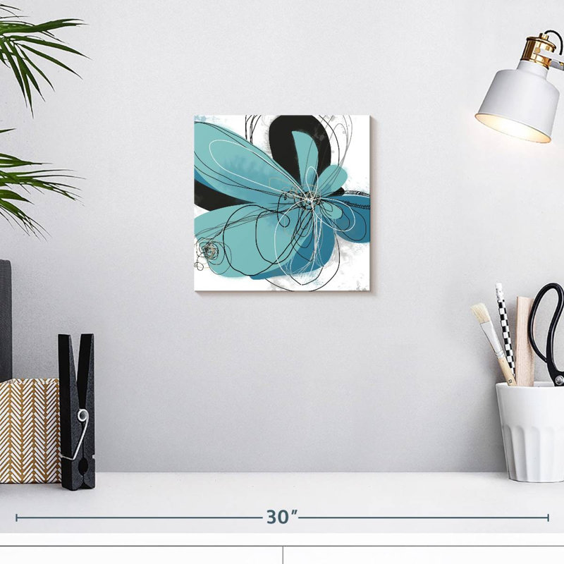 Azul Poetry II, H 10 po x l 10 po