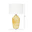 Ridgemoor 58cm Bedside Table Lamp with Polyresin Base For Bedroom Furniture, Buffet Lamp with Linen Shade-1192442094
