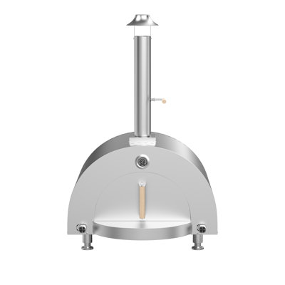SERA Outdoor Kitchen Pizza Oven – 32,000 BTU Dual Infrared Gas Pizza Oven with Pizza Stone, Pull-Out Cooking Deck, Stainless Steel Modular Outdoor Cooking Station (LP)