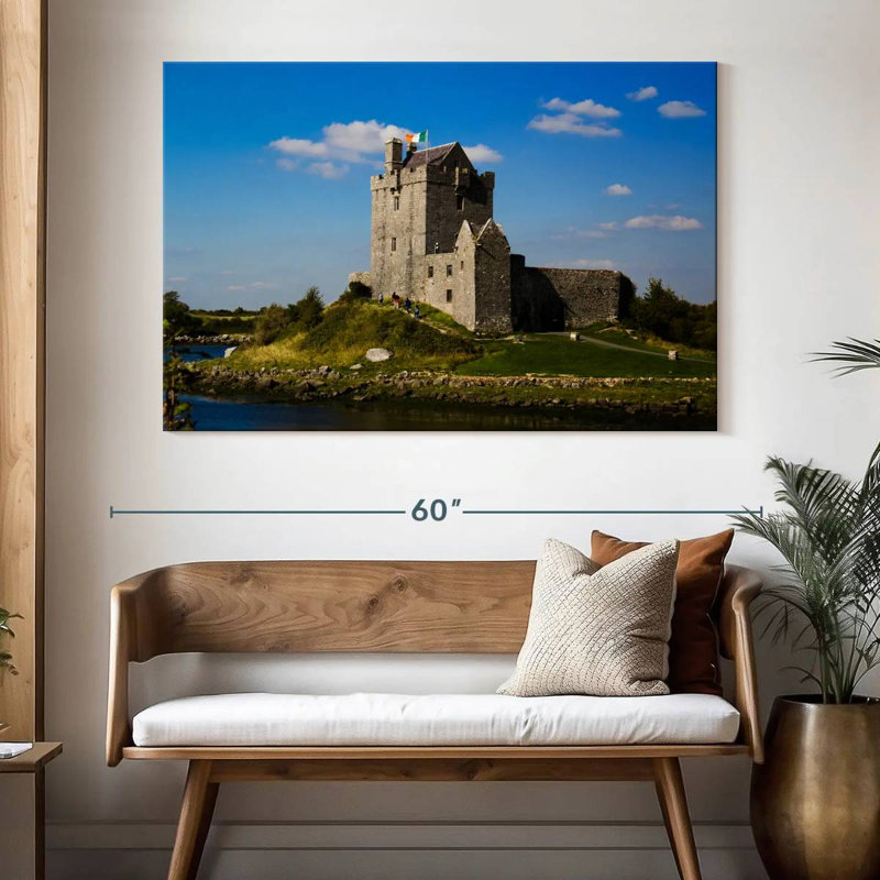 Historical Dunguaire Castle, 34" H x 51" W