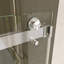 Porte de douche à double coulissement lisse sans cadre avec verre transparent de 3/8 po (10 mm) Opal Mirage MCOCOD l 54 po x H 76 po-74716010