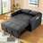 Vadims Upholstered 48.5'' Reclining Sleeper Sofa-1011679897