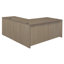 Bureau avec tiroir à double caisson Nevjana L-23752398-23752396