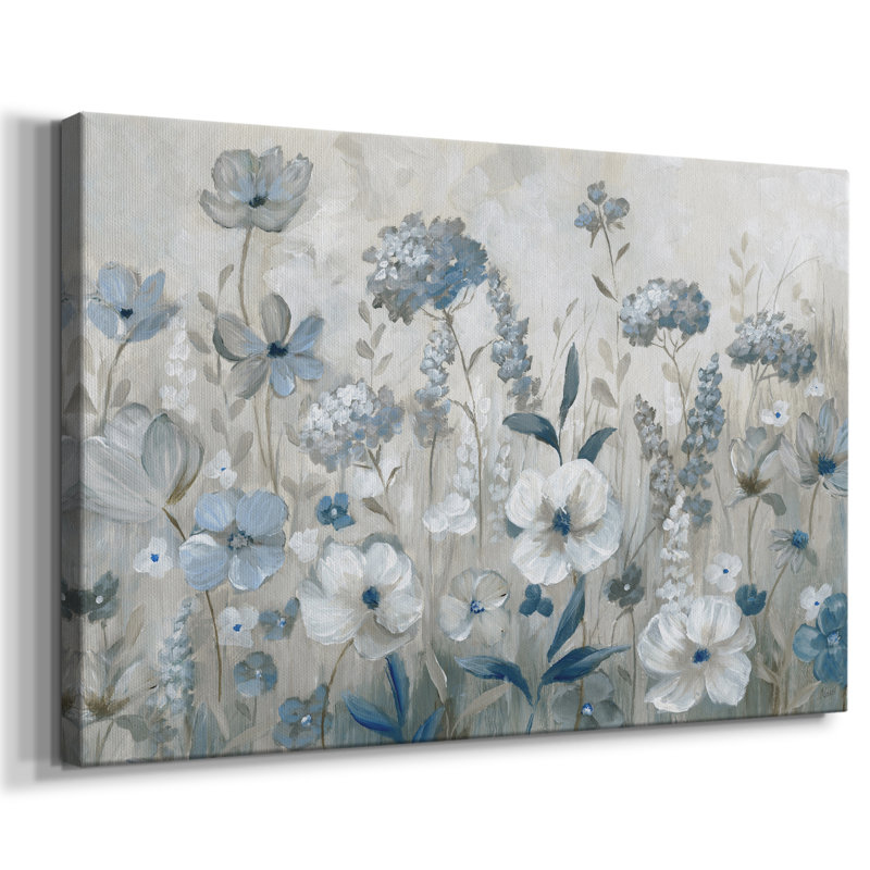 Champ bleu frais - Cavas enveloppés de galerie, 40 x 60