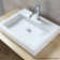 Grid Bathroom Sink Drain with No Overflow