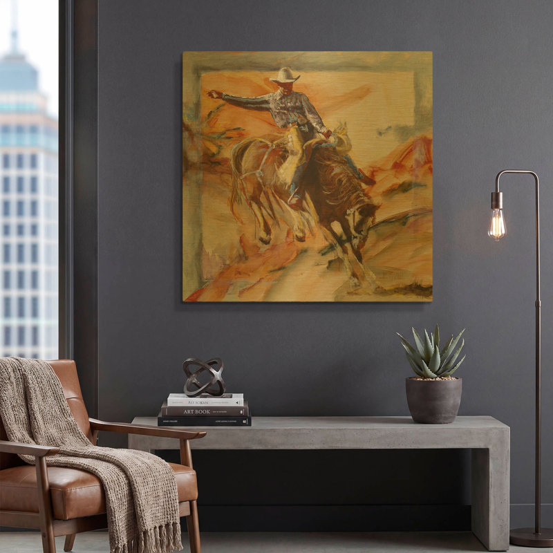 Tableau mural en métal doré « Nexus » de J. E. Knauf, 91,4 cm x 91,4 cm, 36 po x 36 po