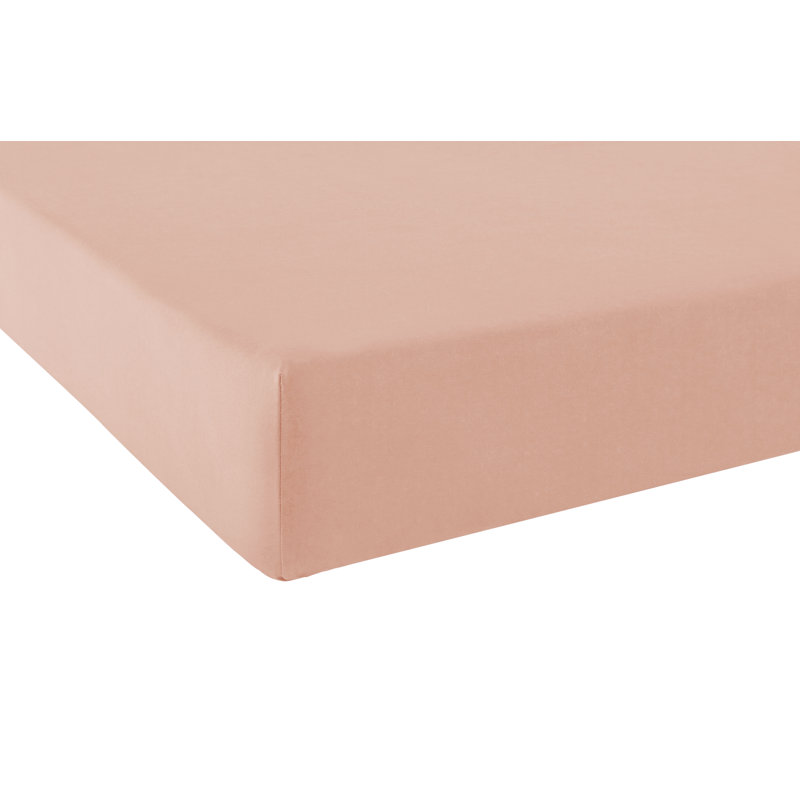Vexin 100% Cotton Percale Fitted Sheet, King, Cherry Blossom