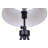 Marcele 1 Light Table Lamp With Matte Black Finish And Natural Cream Shade
