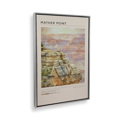 Mather Point, Grand Canyon Canvas Art Print