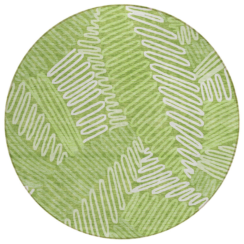 Tapis intérieur / extérieur Maliana, Rond 8 pi