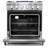 Cosmo 30 In. 4.5 Cu. Ft. Gas Range, 5 Sealed Burners, Convection Oven, Knob Led Lights, Stainless Steel, Rose Gold Handle Knob Kit