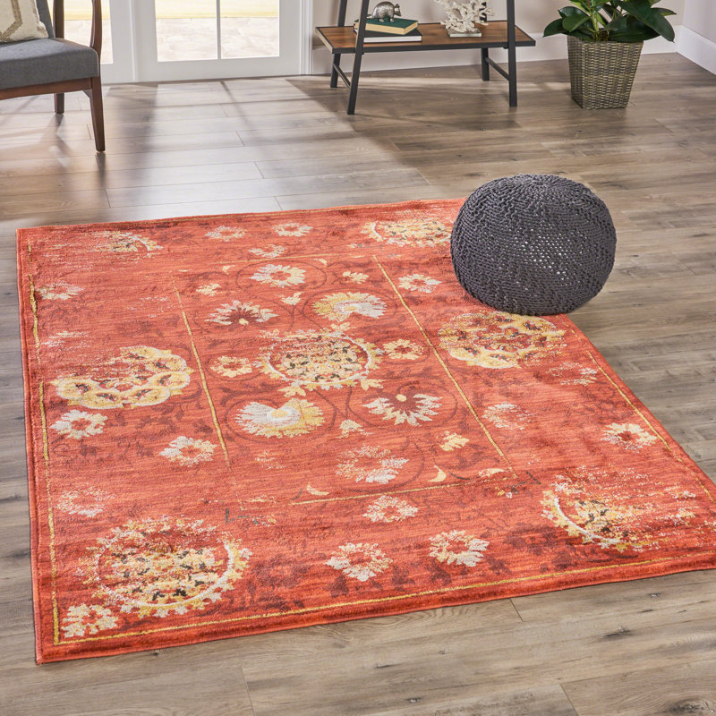 Tapis en polypropylène à motif géométrique abstrait 7 pi 8 po x 10 pi 8 po Sabato, Rectangle 7 pi 8 po x 10 pi 8 po