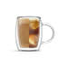 Tasses à café en verre à double paroi JoyJolt Aroma