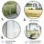 «Window to Landscape Views II - Farm Round Metal Art»-1507578191