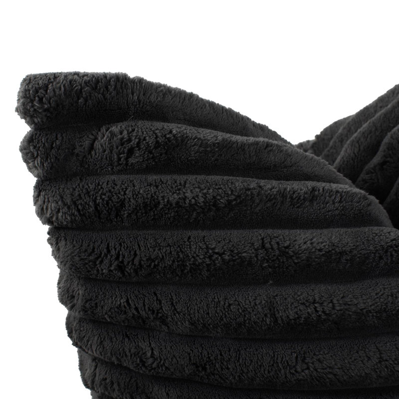 Pillow Shar Pei , Black, Square 24", Polyester