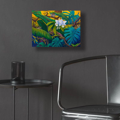 «Monkey Business» par Tim Marsh, art mural en verre acrylique