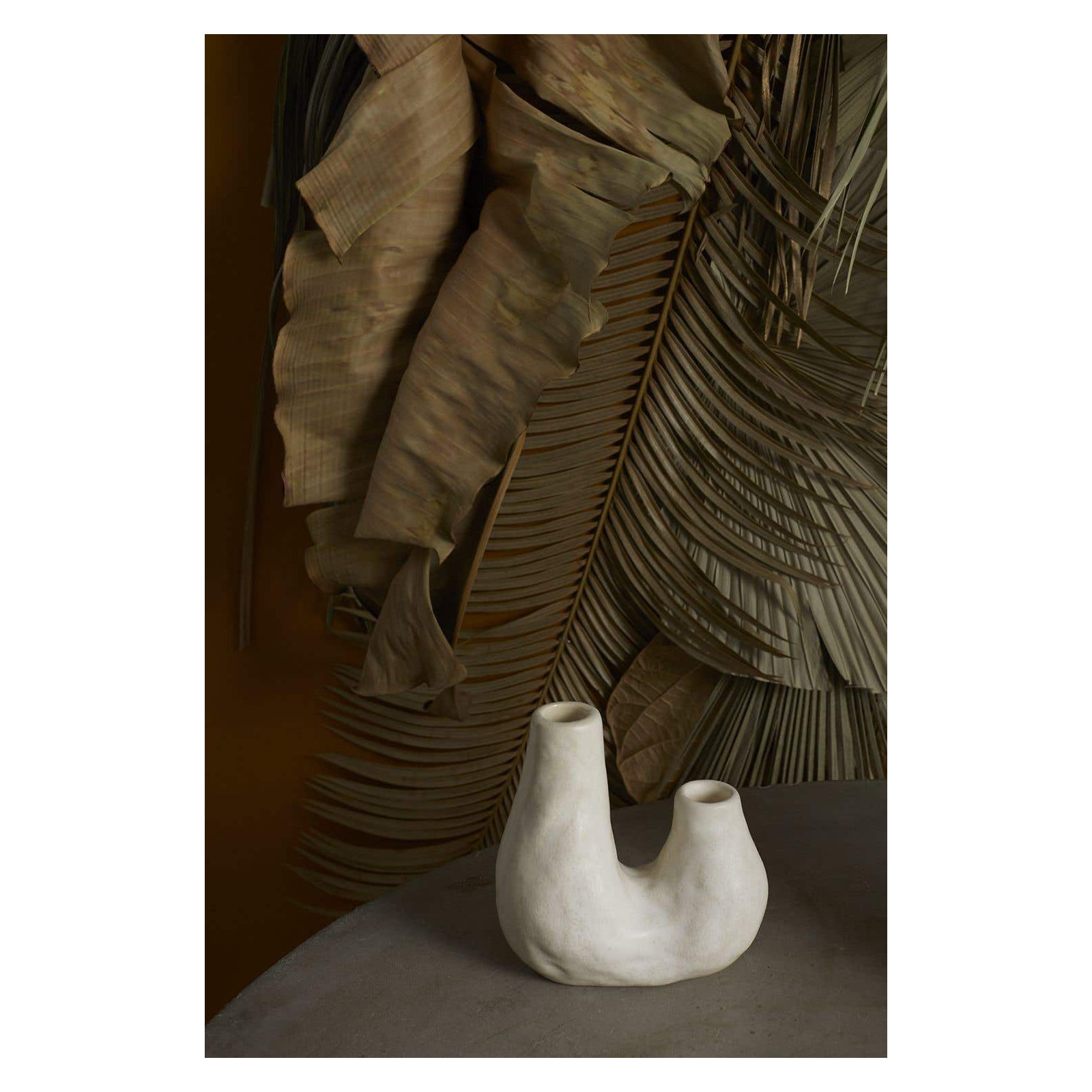 Baja Ceramic Tabletop Candlestick