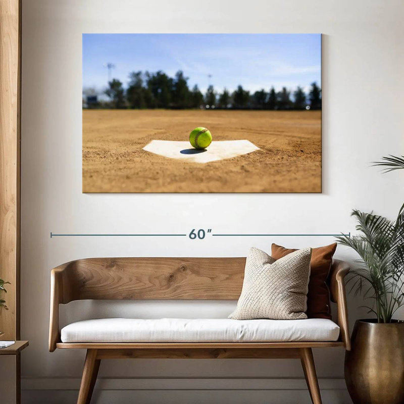 'Softball Base, 32" H x 48" W