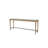Frosted Glass Console Table With 3 Stools