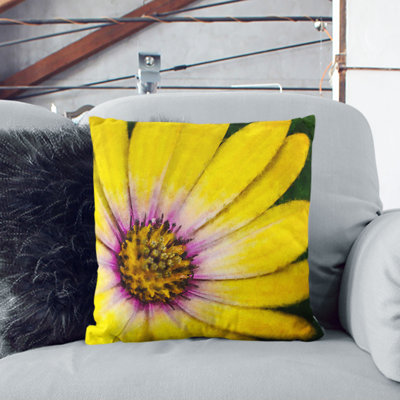 Gerbera Flower Cushion with Filling