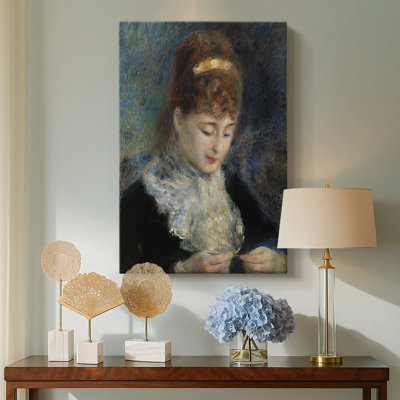 «Woman Crocheting» par Pierre-Auguste Renoir