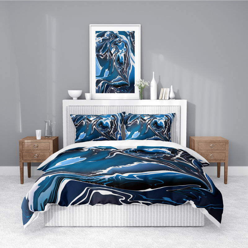 Polyester Duvet Cover, Twin Duvet Cover + 1 Standard Sham