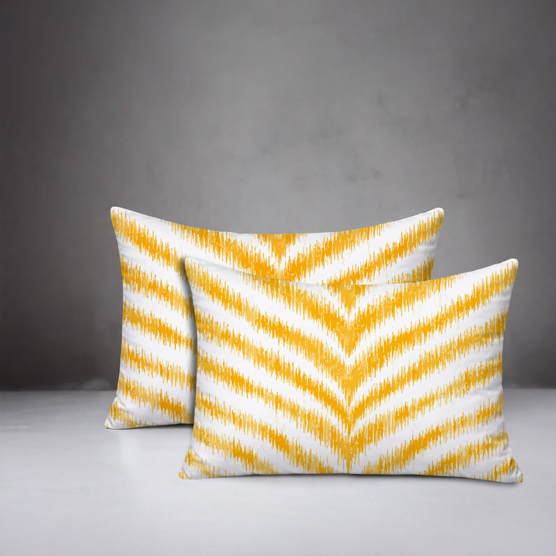 Coussin intérieur / extérieur Scaro, 20x14, Jaune