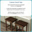 Hauteur du comptoir de tabouret (24 po) - paquet de 2-1769005806