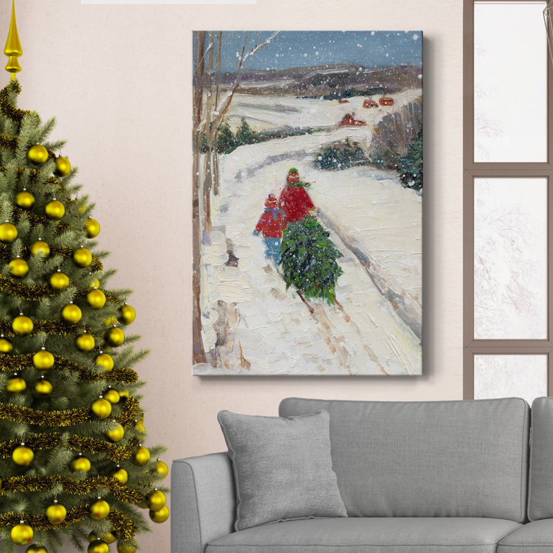 Notre arbre - impression sur toile tendue, H 18 po x l 12 po x P 1 po