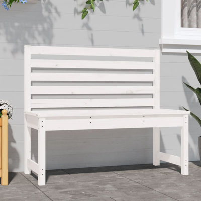 Thurner Solid Wood Outdoor Bench