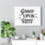 Grace Upon Grace - Wrapped Canvas Print-399104732
