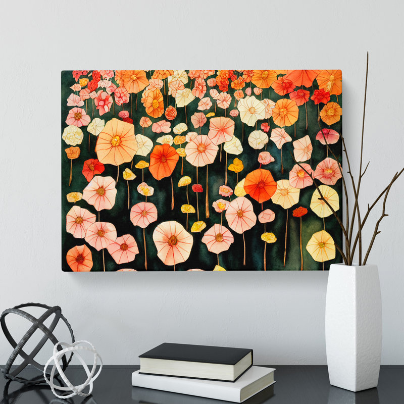 Epic Flower Market - Wrapped Canvas Print