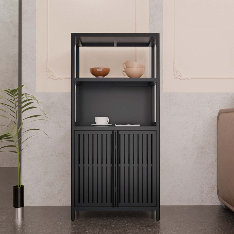 Bamboo Storage Cabinet, Freestanding Bathroom Cabinet