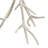 Rosalyn Aluminum Metal Side End Silver Accent Table with Textured Tree Branch Legs Set-1215542967