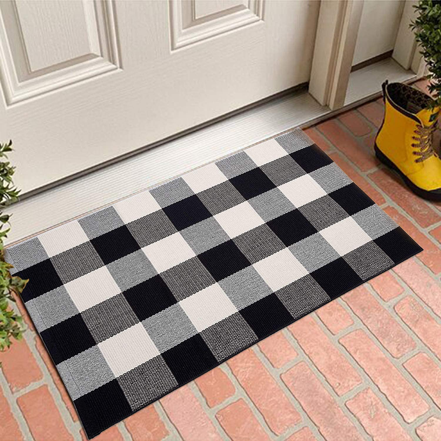 Gracie Oaks Indoor Outdoor Door Mat & Reviews | Wayfair