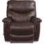 James Manual Leather Match Rocking Recliner-106885387