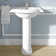 Devonshire® Ceramic 24" Pedestal Bathroom Sink with Overflow